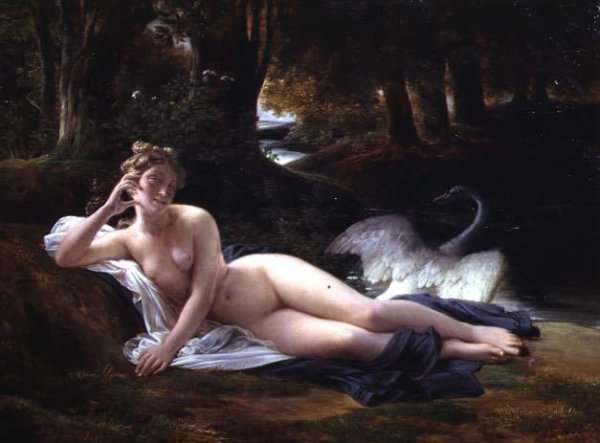 Leda and the swan, 1832 by Thomas Hosmer Shepherd