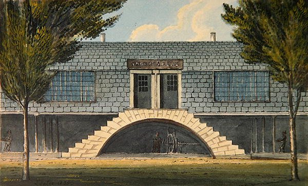 View of the Philanthropic Society Institution on London Road, Southwark, 1825