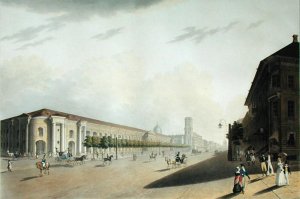 Gostiny Dvor, St. Petersburg, 1820s