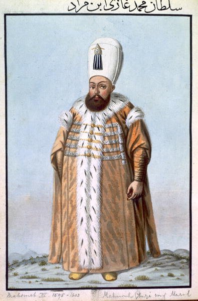 Mahomet (Mehmed) III (1566-1603) Sultan 1595-1603, from A Series of Portraits of the Emperors of Turkey, 1808