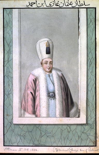 Othman (Osman) II (1603-22) Sultan 1618-22, from A Series of Portraits of the Emperors of Turkey, 1808
