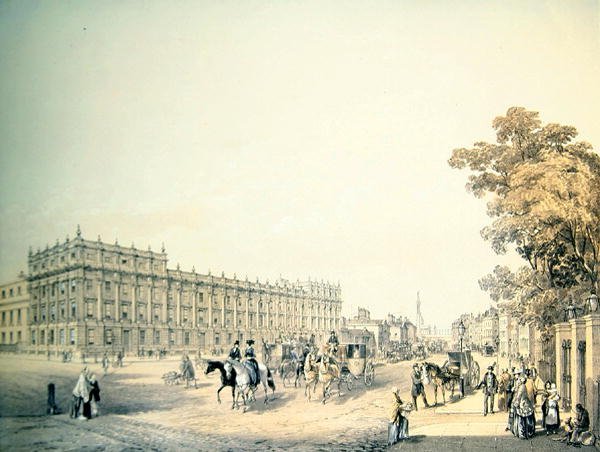 The Treasury, Whitehall, pub. by Lloyd Bros. & Co. 1852