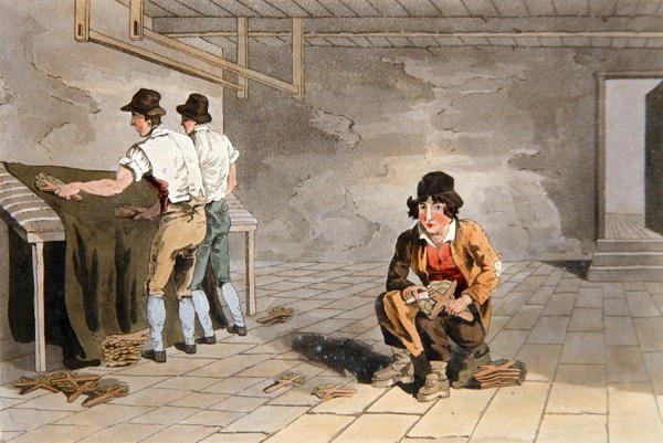 Preemer boy, from Costume of Yorkshire engraved by Robert Havell (1769-1832) 1814