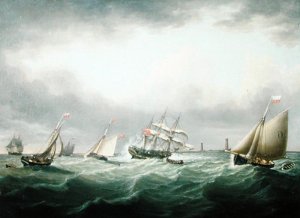 The Wreck of the Ship, Thomas, off the Stony Binks on 8th June 1821, 1821