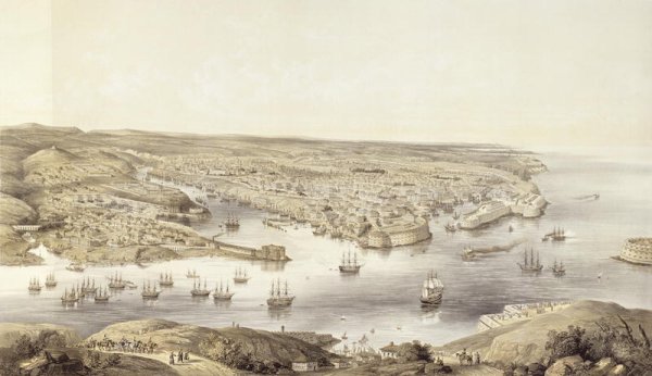 Sebastopol in All Its Glory, 1848, engraved by Day & Son, published 1857