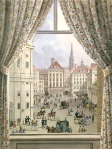 View of the Freyung, Vienna, 1825