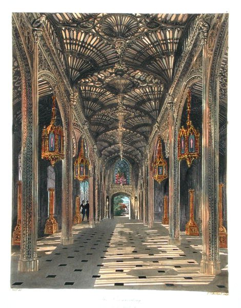 The Conservatory, Carlton House, from 'The History of the Royal Residences' by William Henry Pyne (1769-1843) engraved by Thomas Sutherland (b.1785) published 1819