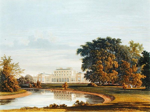 Frogmore, from The History of the Royal Residences, engraved by William James Bennett (1787-1844), by William Henry Pyne (1769-1843), 1819