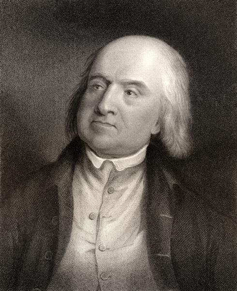 Jeremy Bentham, engraved by S. Freeman (1773-1857) from National Portrait Gallery, volume IV, published c.1835