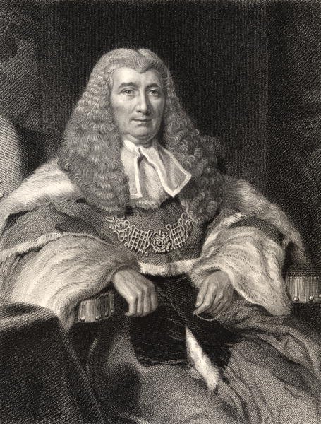 Charles Abbott, 1st Baron Tenterden, engraved by W. Holl, from National Portrait Gallery, volume II, published c.1835