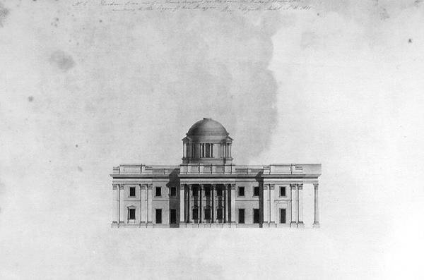Elevation of Side Front of a house, 1815
