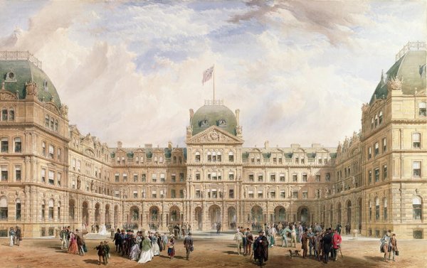 View of the Quadrangle of the New Liverpool Exchange