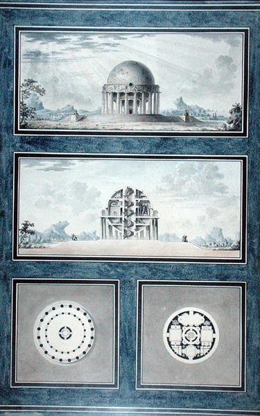 Design for a house for a cosmopolite, 1783