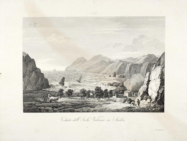 View of the Island of Vulcano, Sicily