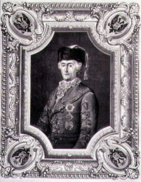 Portrait of Catherine II the Great 1729-96 in Travelling Costume, engraved by Stephane Pannemaker 1847-1930