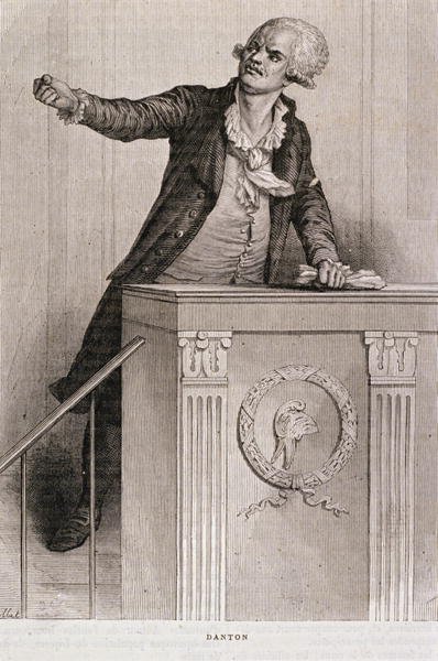 Portrait of Georges Jacques Danton 1759-94