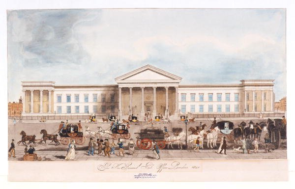 The New General Post Office, London, 1840