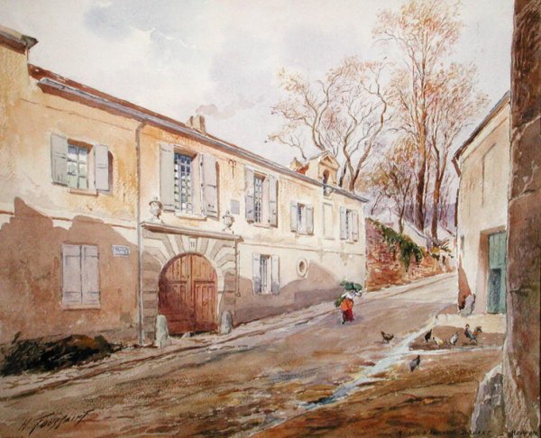 The House of Armande Bejart 1642-1700 in Meudon, c.1906