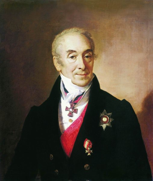 Portrait of S. Kushnikov, 1828