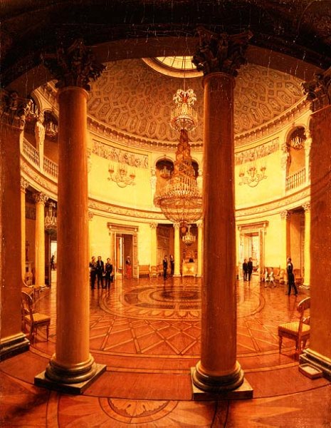 Interior of the Rotunda in the Winter Palace, 1834