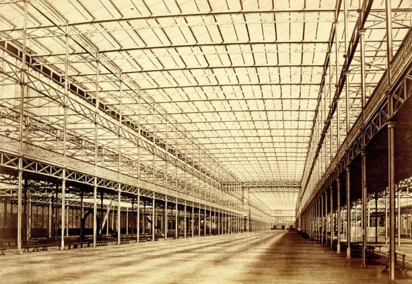 The Nave at Crystal Palace, Hyde Park, March 1852