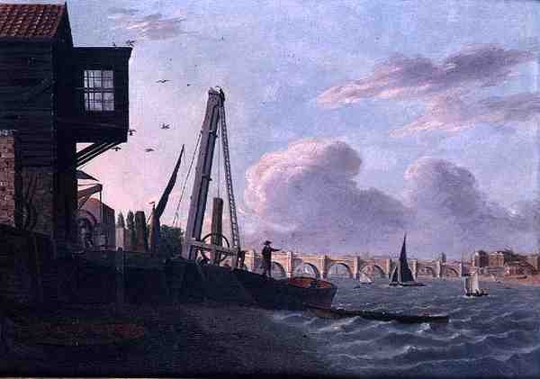 View on the Thames near Westminster Bridge