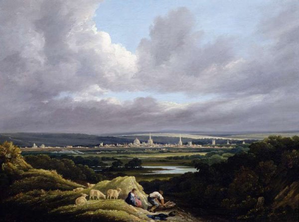 View of Oxford from a Distance