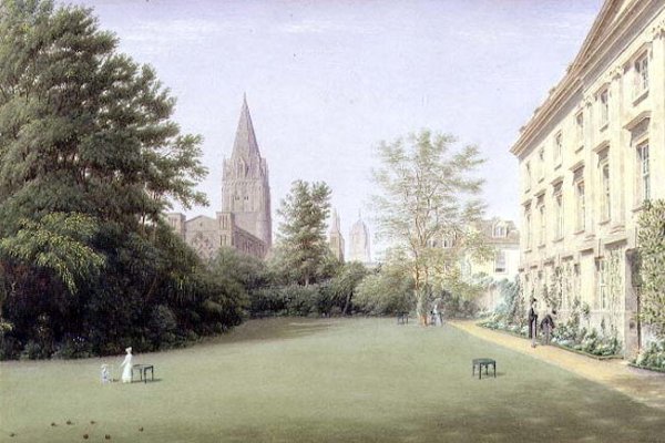 The Garden and Fellows Building of Corpus Christi College, Oxford