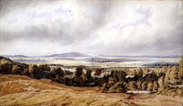 View of Broadway Hill, Worcester