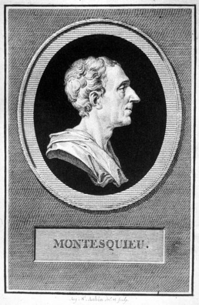 Charles Louis de Secondat, Baron de Montesquieu 1689-1755