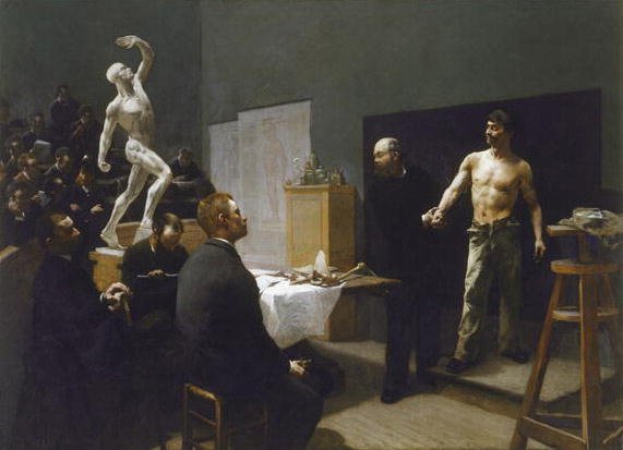 The Anatomy Class at the Ecole des Beaux-Arts, 1888