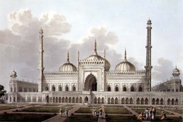 Mosque at Lucknow, plate VI, engraved by L. Hill, 1809