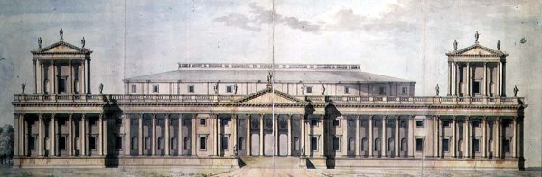 Sandby, Thomas 1721-98 Design for a National Mausoleum