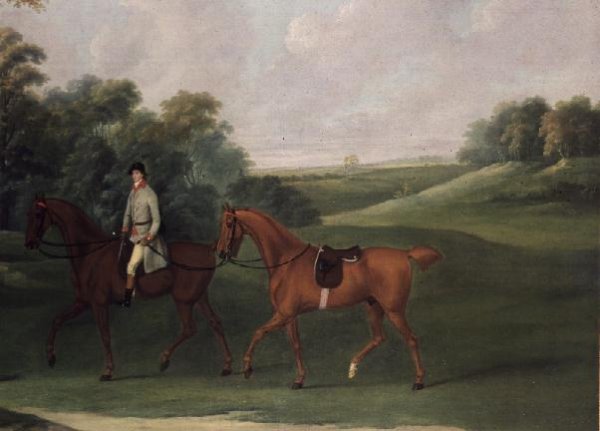Rider leading a horse, c.1810