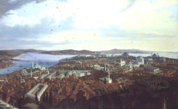 Panorama of Constantinople from the Suleymaniye Camii, 1844