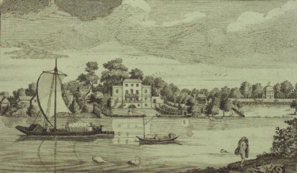 View of the Celebrated Mr. Popes House at Twickenham, c.1750