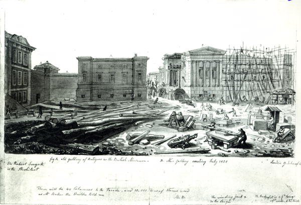 Building the New Gallery of the British Museum
