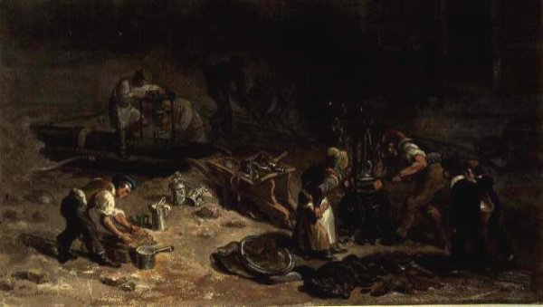 The Laying of the Water Main in Tottenham Court Rd