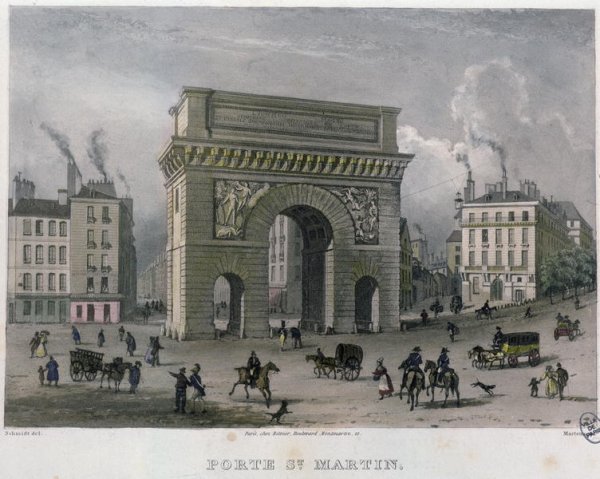The Porte St. Martin, 1832