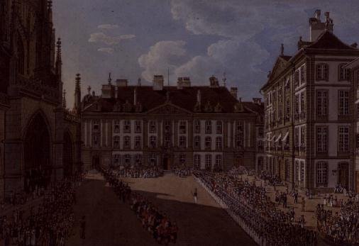 The entry procession of the Swiss Diet to Berne