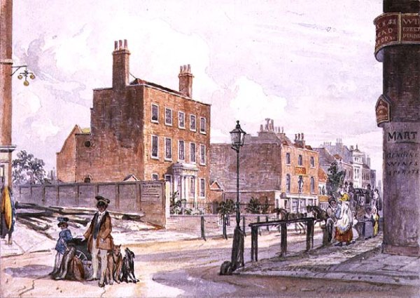 Crace XXXII-159 The Upper Road, Islington, at the corner of Cross Street