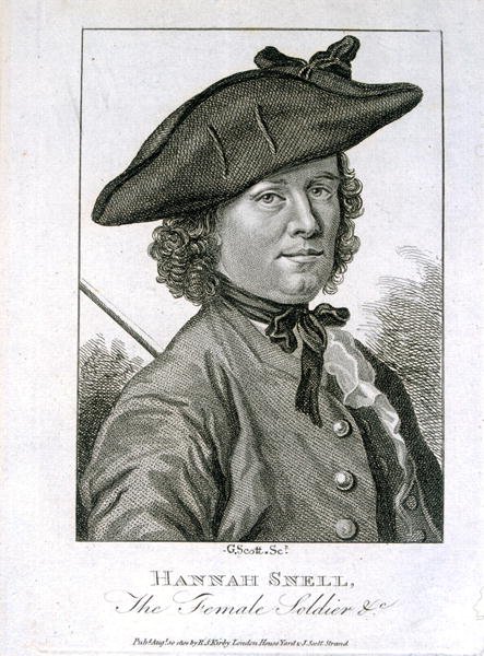 Hannah Snell, the Female Soldier, published by R.S. Kirby, 1804