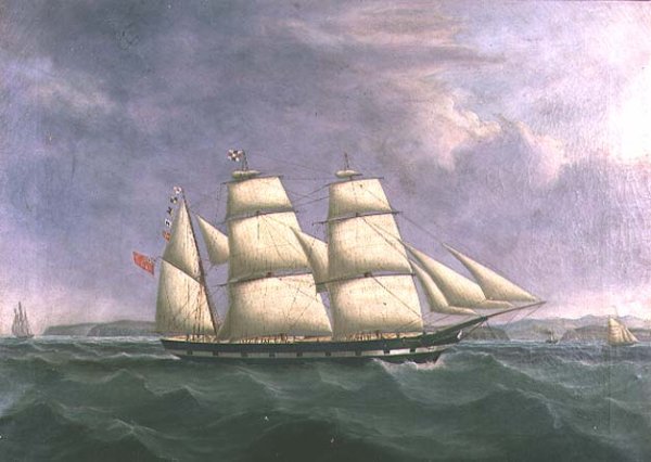 The Barque Norfolk off Cork