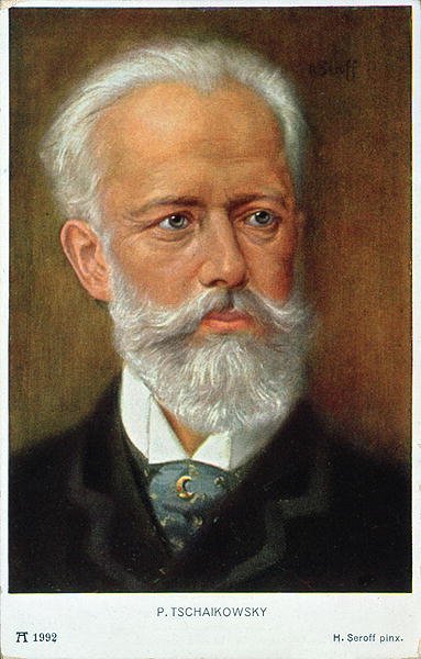 Postcard of Piotr Ilyich Tchaikovsky 1840-93