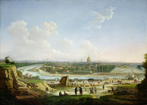 General View of Paris from the Chaillot Hill, 1818
