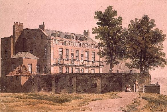 View of Grosvenor House at Millbank, 1809