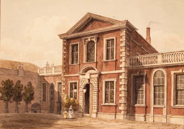 The Barber Surgeons Hall, London, 1812