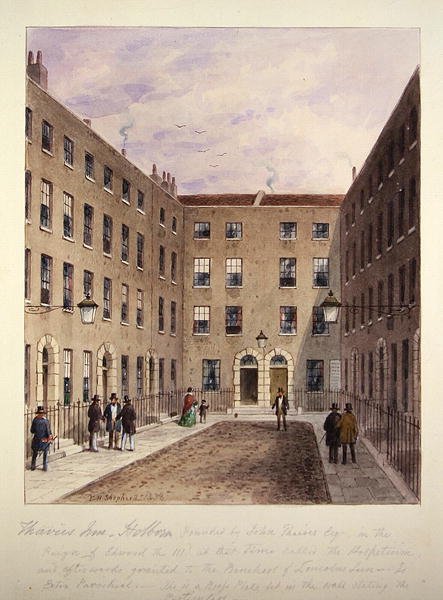 Travies Inn, Holborn, 1858