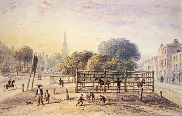 View of Islington Pound, 1850