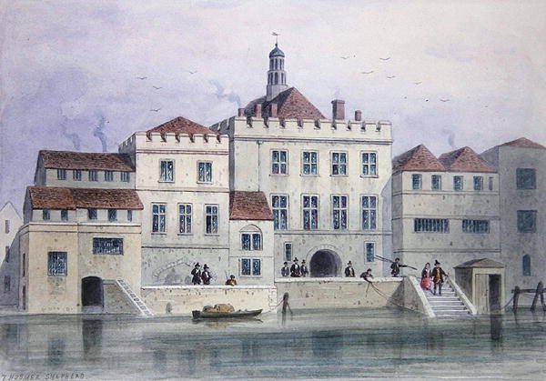 View of Old Fishmongers Hall, 1650